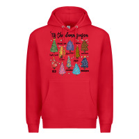 Red tis the damn season music Premium Hoodie - MaliasSmallBusiness