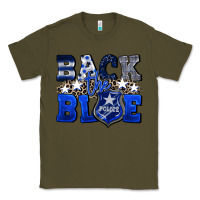 Army Green Back to blue 4th of July 4th of july Classic Tee - CowGirlArtShop