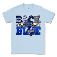 Dusty Blue Back to blue 4th of July 4th of july Classic Tee - CowGirlArtShop