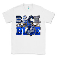 White Back to blue 4th of July 4th of july Classic Tee - CowGirlArtShop
