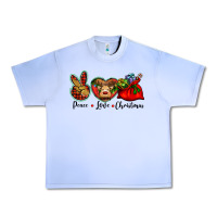 Grape Ice peace love Christmas Urban Heavy Tee - BarkalooDesign