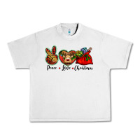 Lunar Rock peace love Christmas Urban Heavy Tee - BarkalooDesign