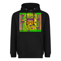 Black mardi gras dude Heavyweight Hoodie - Artiststas
