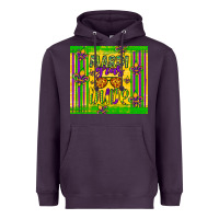 Plum mardi gras dude Heavyweight Hoodie - Artiststas