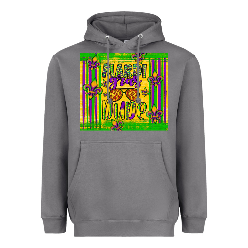 Mardi Gras Dude Heavyweight Hoodie by Artiststas | Teevron