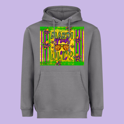 Mardi Gras Dude Heavyweight Hoodie Designed By Artiststas