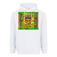 White mardi gras dude Heavyweight Hoodie - Artiststas