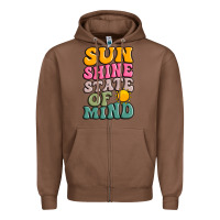 Chestnut sun shine state of mind Zipper Hoodie - JahusDesignShop