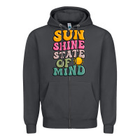 Smoke sun shine state of mind Zipper Hoodie - JahusDesignShop