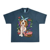 Midnight Navy easter beagle Urban Heavy Tee - RanaPortraitStore
