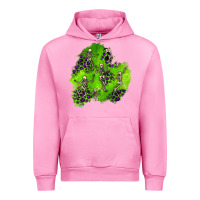 Fuchsia Pink halloween patch 3 Urban Hoodie - BundleAndBundleShop