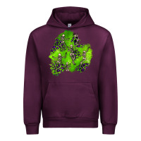 Mauve Wine halloween patch 3 Urban Hoodie - BundleAndBundleShop