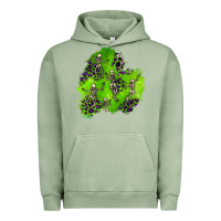 Pigment Oil Green halloween patch 3 Urban Hoodie - BundleAndBundleShop