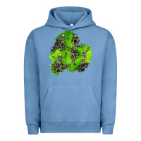 Pigment Pebble Blue halloween patch 3 Urban Hoodie - BundleAndBundleShop
