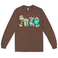 Chestnut daisy coffee cups Long Sleeve Tee - Zillion Design Studio