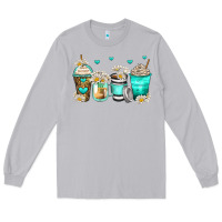 Moon Dust daisy coffee cups Long Sleeve Tee - Zillion Design Studio