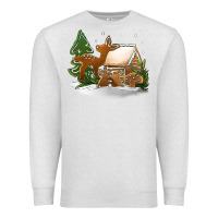 Oatmeal Heather Christmas cookies Premium Sweatshirt - Jasminsmagicworld
