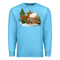 Ocean Blue Christmas cookies Premium Sweatshirt - Jasminsmagicworld