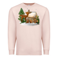 Pale Pink Christmas cookies Premium Sweatshirt - Jasminsmagicworld
