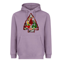 Lavender arrowhead christmas trees Heavyweight Hoodie - AdoDesignShop