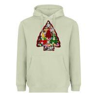 Matcha arrowhead christmas trees Heavyweight Hoodie - AdoDesignShop