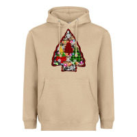 Mushroom arrowhead christmas trees Heavyweight Hoodie - AdoDesignShop