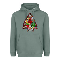 Sage arrowhead christmas trees Heavyweight Hoodie - AdoDesignShop