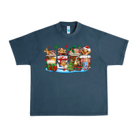 Midnight Navy christmas cookie coffee cups Urban Heavy Tee - Zillion Design Studio