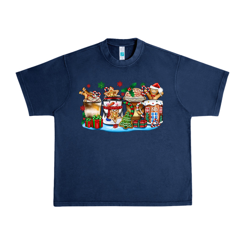 Christmas Cookie Coffee Cups Urban Heavy Tee by Zillion Design Studio | Teevron