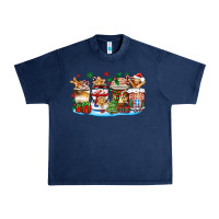 Navy christmas cookie coffee cups Urban Heavy Tee - Zillion Design Studio