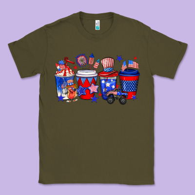 4th Of July Coffee Drinks Classic Tee Designed By Neo Western
