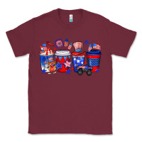 Burgundy 4th of July coffee drinks Classic Tee - Neo Western