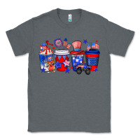 Charcoal Heather 4th of July coffee drinks Classic Tee - Neo Western