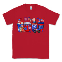 Red 4th of July coffee drinks Classic Tee - Neo Western