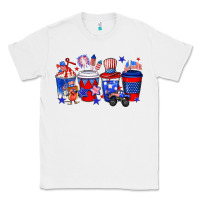 White 4th of July coffee drinks Classic Tee - Neo Western