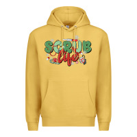 Antique Gold scrub life Premium Hoodie - MaliasSmallBusiness
