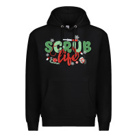 Black scrub life Premium Hoodie - MaliasSmallBusiness