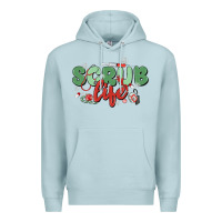 Blue Mist scrub life Premium Hoodie - MaliasSmallBusiness