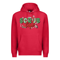 Cardinal scrub life Premium Hoodie - MaliasSmallBusiness