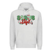 Dove Grey scrub life Premium Hoodie - MaliasSmallBusiness