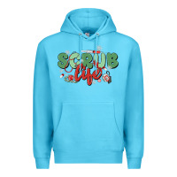 Ocean Blue scrub life Premium Hoodie - MaliasSmallBusiness