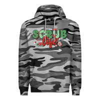 Slate Camo scrub life Premium Hoodie - MaliasSmallBusiness