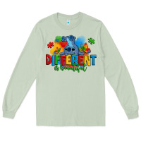 Matcha different is beautiful autism stitch Long Sleeve Tee - Zillion Design Studio