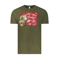 Vintage Olive Valentine's day you moo ve me charolais cow Vintage Tee - RanaPortraitStore
