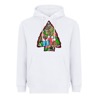 White arrowhead christmas gifts Heavyweight Hoodie - AdoDesignShop