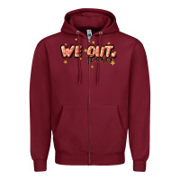 Burgundy we out teacher Zipper Hoodie - JahusDesignShop