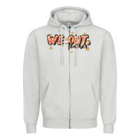 Dove Grey we out teacher Zipper Hoodie - JahusDesignShop