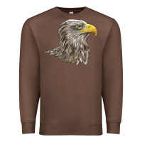Chestnut American White Sea Eagle Head Premium Sweatshirt - LillyAllenDesigns