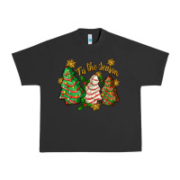 Pigment Black tis the season christmas cake Urban Heavy Tee - Zillion Design Studio