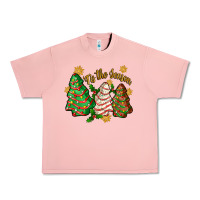 Salmon tis the season christmas cake Urban Heavy Tee - Zillion Design Studio